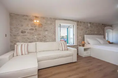 Krevet ili kreveti u jedinici u objektu Apartments Dalmata