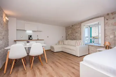 Krevet ili kreveti u jedinici u objektu Apartments Dalmata