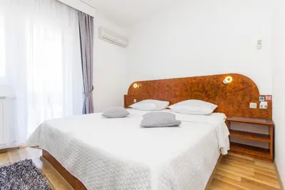 Krevet ili kreveti u jedinici u objektu Pansion Zlatna ribica