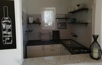 Kuhinja ili čajna kuhinja u objektu Poseidon Holiday Guesthouse