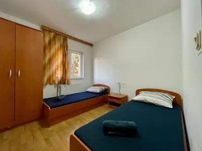 Krevet ili kreveti u jedinici u objektu House with outdoor pool in Tisno