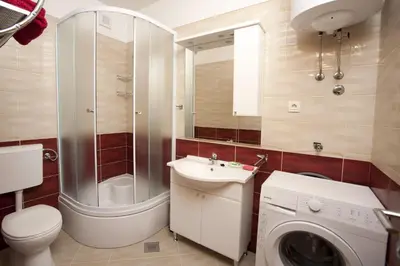 Kupaonica u objektu Seaside apartments with a swimming pool Zecevo Rtic, Rogoznica - 11869