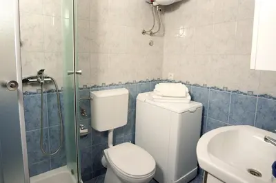 Kupaonica u objektu Seaside apartments with a swimming pool Zecevo Rtic, Rogoznica - 11869
