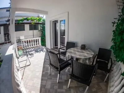 Balkon ili terasa u objektu Apartmani Juricev Vodice
