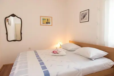 Krevet ili kreveti u jedinici u objektu Apartments Vodice Olga Matic