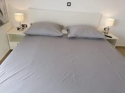 Krevet ili kreveti u jedinici u objektu Apartmani Karla
