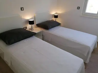 Krevet ili kreveti u jedinici u objektu Apartmani Karla
