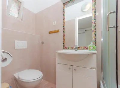 Kupaonica u objektu Apartments and Rooms Bepina