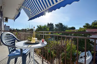 Balkon ili terasa u objektu Apartments and Rooms Bepina