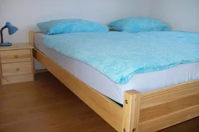 Krevet ili kreveti u jedinici u objektu Apartment Jezera 5057d