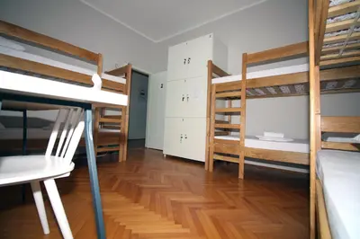 Krevet ili kreveti u jedinici u objektu Hostel Marko