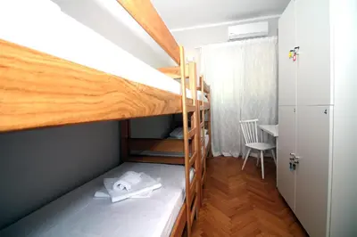 Krevet ili kreveti u jedinici u objektu Hostel Marko