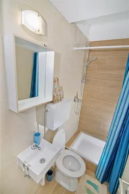 Kupaonica u objektu Apartment Obratov