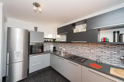 Kuhinja ili čajna kuhinja u objektu Apartments Oto