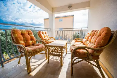 Balkon ili terasa u objektu Apartments Villa Flora