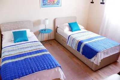 Krevet ili kreveti u jedinici u objektu Apartman Riva