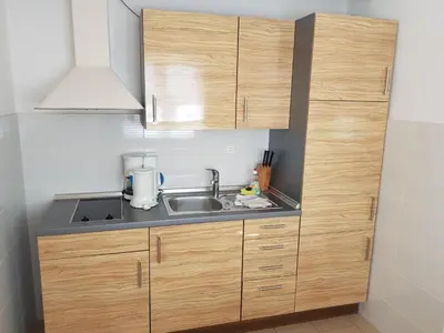 Kuhinja ili čajna kuhinja u objektu Apartments Palaca Sunca