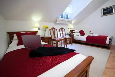 Krevet ili kreveti u jedinici u objektu Rooms with a swimming pool Tisno, Murter - 3219