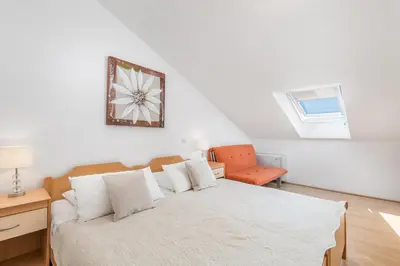 Krevet ili kreveti u jedinici u objektu Apartments by the sea Tisno, Murter - 3209