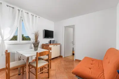 TV i/ili zabavni centar u objektu Apartments by the sea Tisno, Murter - 3209