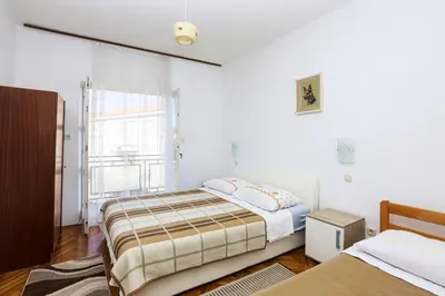 Krevet ili kreveti u jedinici u objektu Apartments by the sea Pirovac, Sibenik - 11824