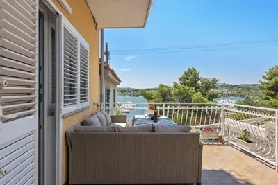 Balkon ili terasa u objektu Apartments Tara, Šibenik - Mandalina