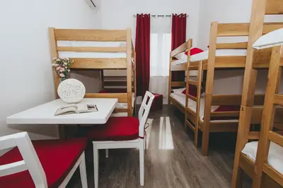Krevet ili kreveti u jedinici u objektu Hostel Globo
