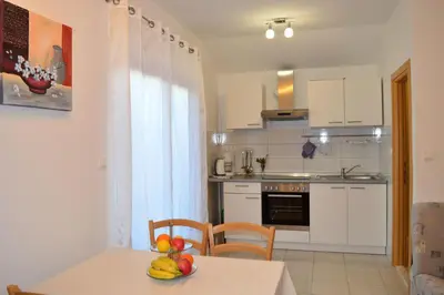 Kuhinja ili čajna kuhinja u objektu Apartments Vilim Tisno