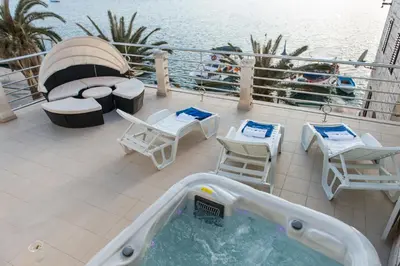Balkon ili terasa u objektu Apartments Cezar