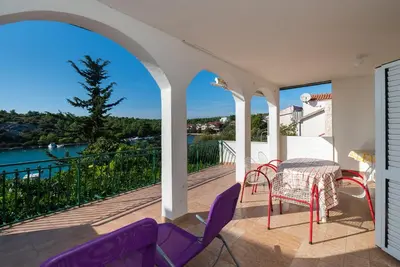 Balkon ili terasa u objektu Apartment Neda