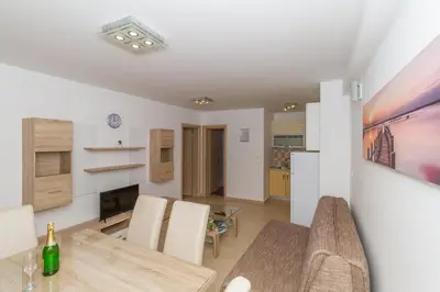 Kuhinja ili čajna kuhinja u objektu Apartments Villa-Ines Center