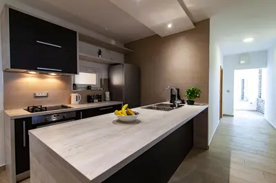 Kuhinja ili čajna kuhinja u objektu Apartment Svemir