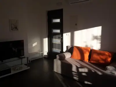 TV i/ili zabavni centar u objektu Apartman Dream