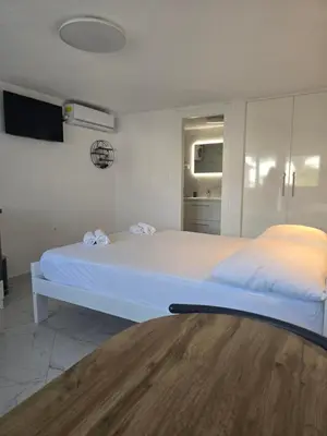 Krevet ili kreveti u jedinici u objektu Apartments Primosten, Dolac