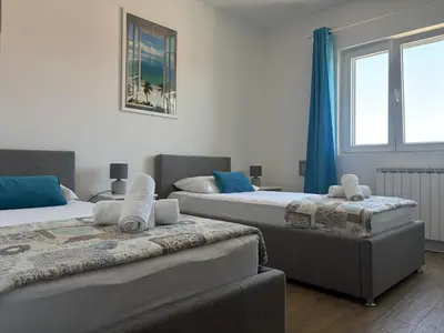 Krevet ili kreveti u jedinici u objektu Apartments Nada