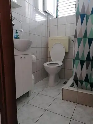Kupaonica u objektu Apartmani Vesa