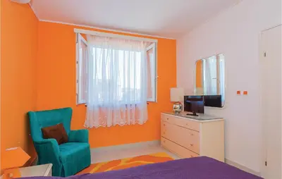Krevet ili kreveti u jedinici u objektu One-Bedroom Apartment In Rogoznica