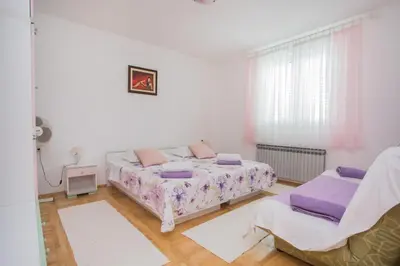 Krevet ili kreveti u jedinici u objektu Apartmani Branko Lemac