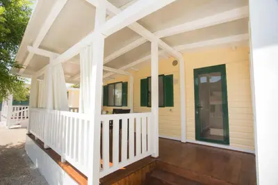 Balkon ili terasa u objektu Sunce Mobile Homes & apartments