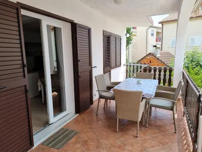 Balkon ili terasa u objektu Apartman Frketić