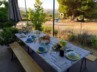 Vrt u objektu B&B Curica Doma