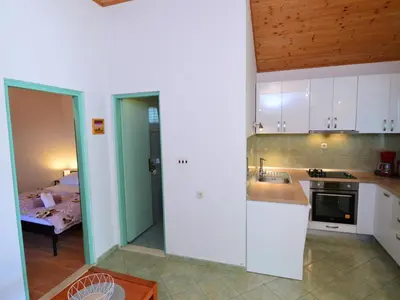 Kuhinja ili čajna kuhinja u objektu Holiday Home Camp Marko-1 by Interhome