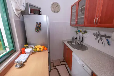 Kuhinja ili čajna kuhinja u objektu Apartments Erika