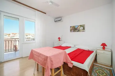 Krevet ili kreveti u jedinici u objektu Apartments and Rooms Josipa