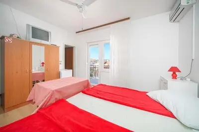 Krevet ili kreveti u jedinici u objektu Apartments and Rooms Josipa