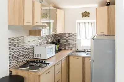 Kuhinja ili čajna kuhinja u objektu Apartment Ella