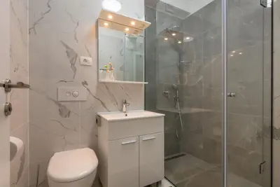 Kupaonica u objektu Apartments Rosemary