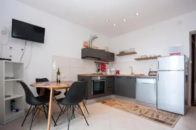 Kuhinja ili čajna kuhinja u objektu Apartments Alisa