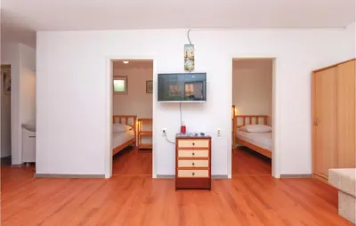 Krevet ili kreveti u jedinici u objektu Two-Bedroom Apartment In Jadrija