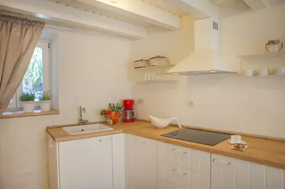 Kuhinja ili čajna kuhinja u objektu Apartman Brunela-free parking